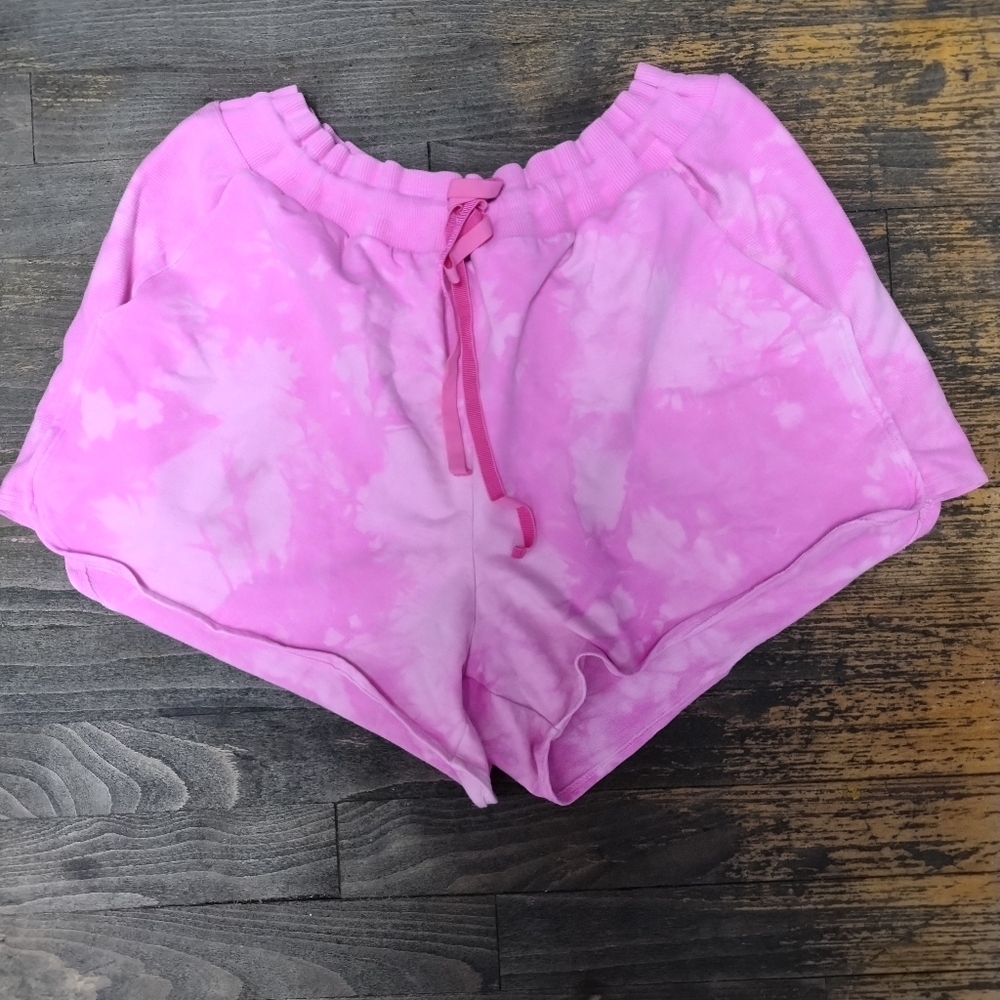 All in Motion Pink Time Dye Shorts L